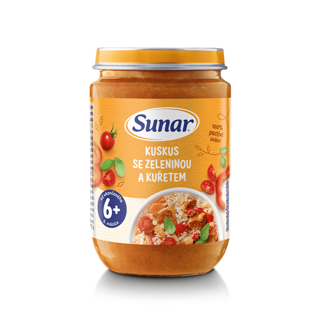 Sklenička kuskus zelenina