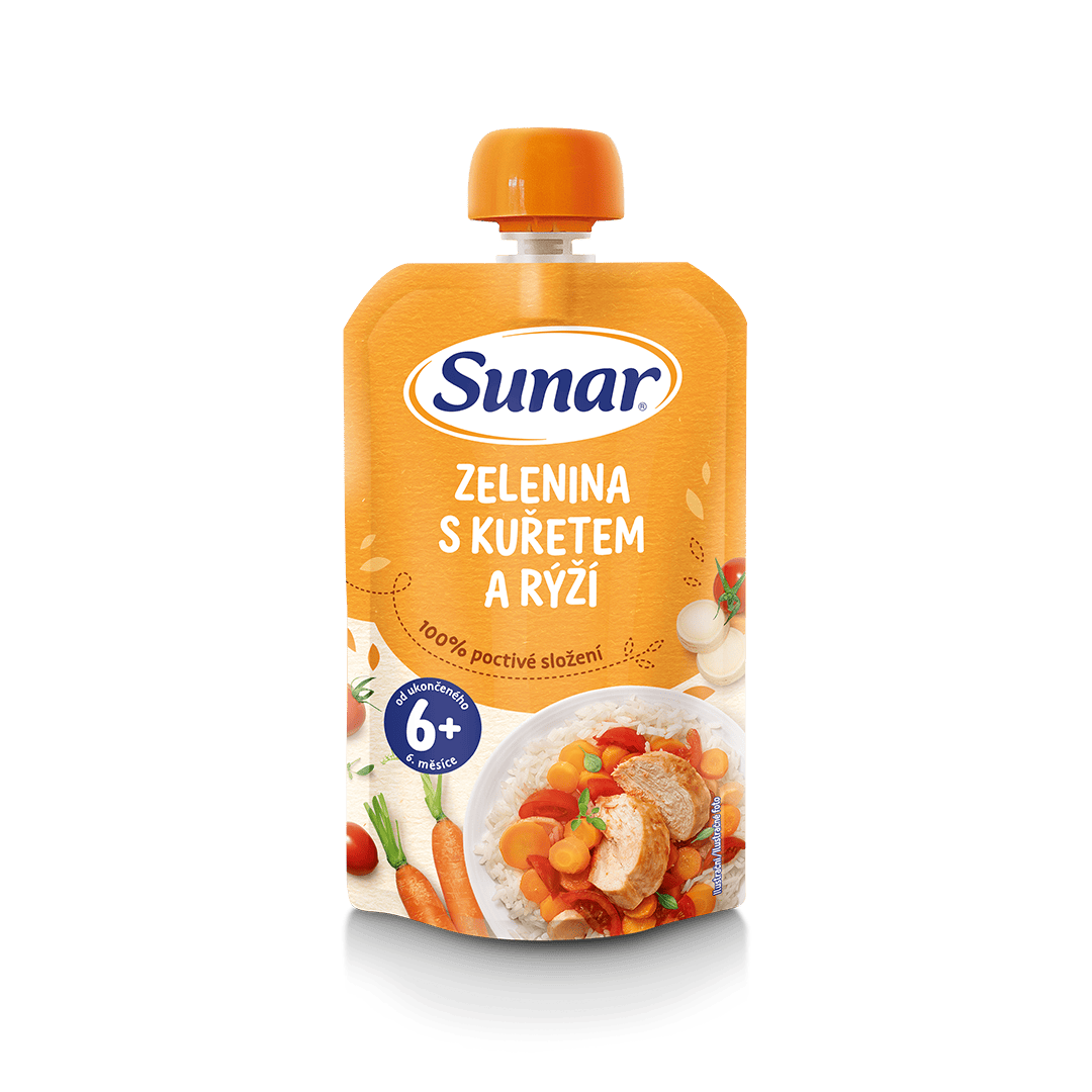 Kapsička zelenina s kuřetem