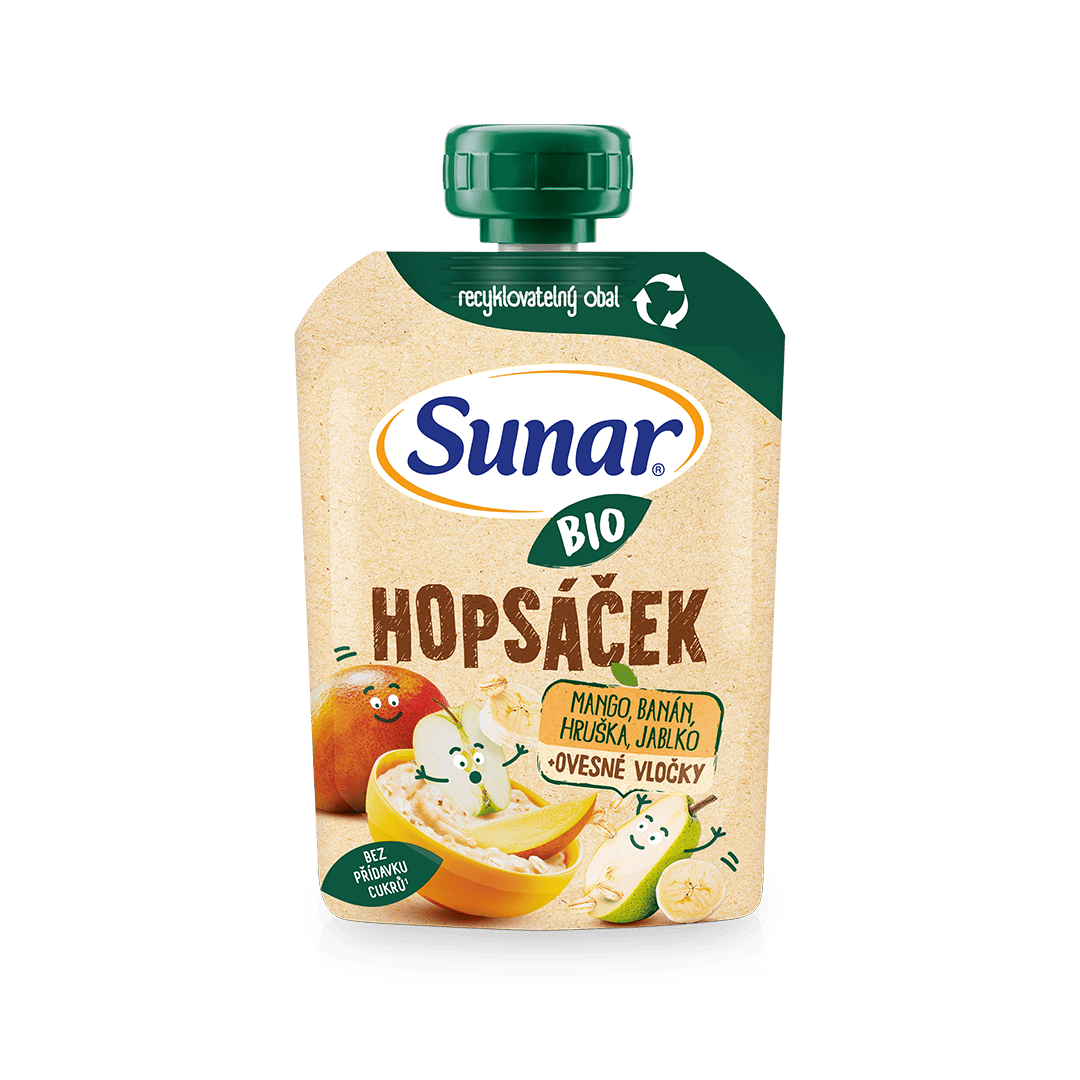 Hopsáček mango recyklovatelný