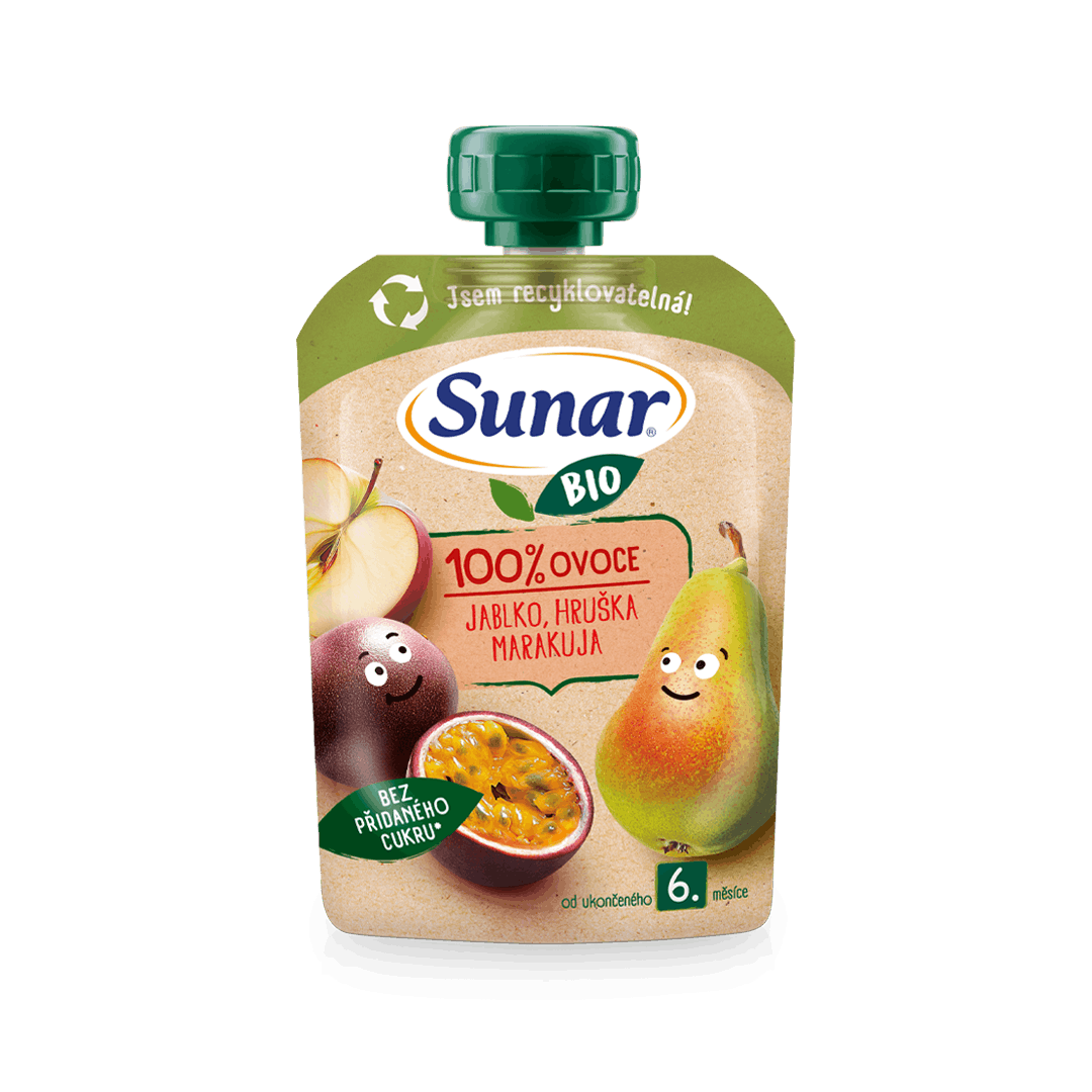 BIO kapsička jablko hruška marakuja