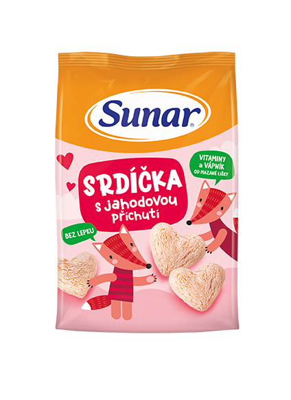 Jahodová srdíčka